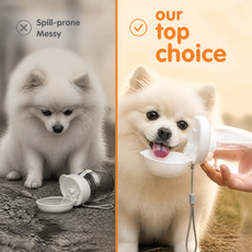 SipNGo dog water bottle — detail photo 3